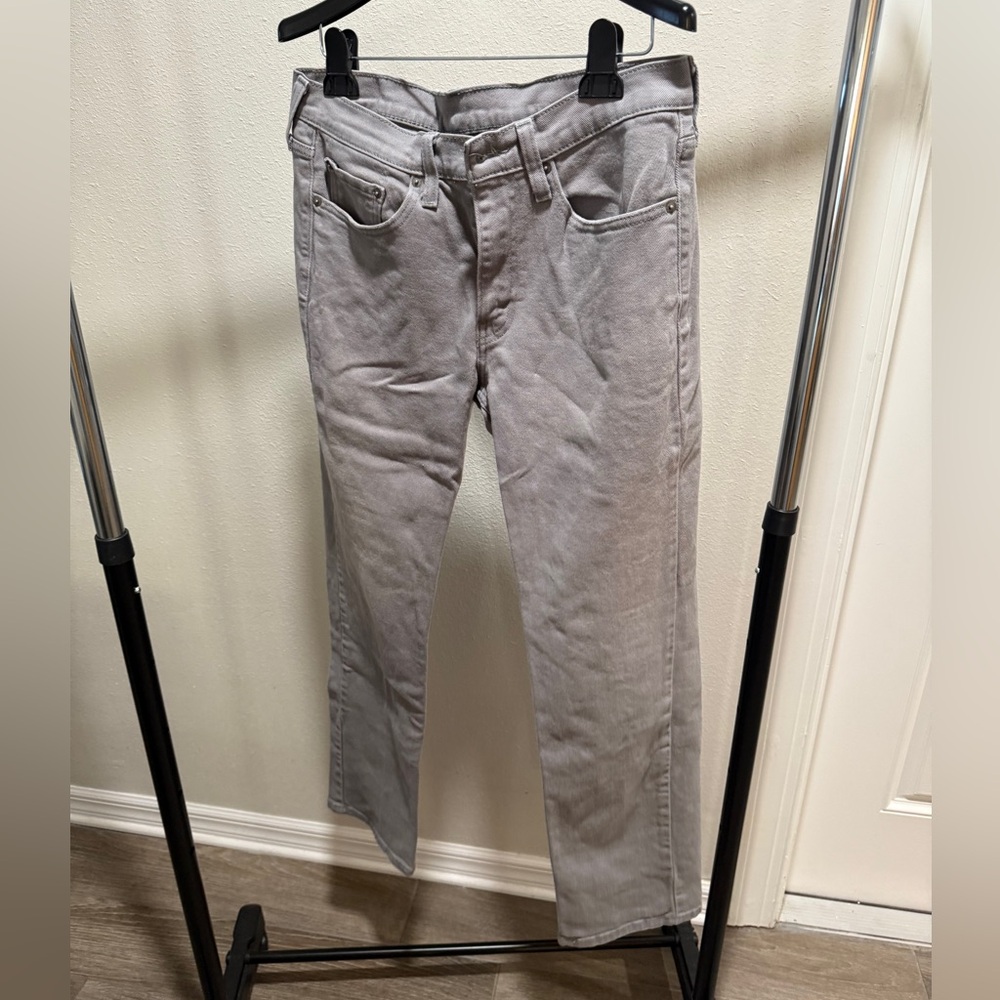 Levi Strauss 514 Men’s Gray Jeans 31 x 32-Preowned